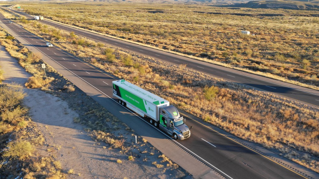 TuSimple adds another $120 million to its self-driving trucks war chest