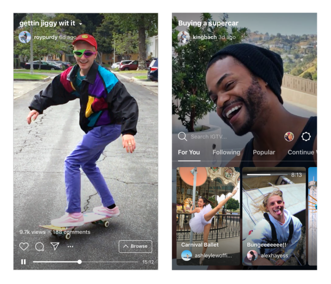 Instagram thinks you want IGTV previews in your home feed
