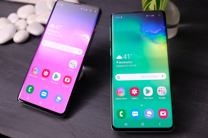 Samsung S Galaxy S10 Lineup Arrives With Four New Models Techcrunch