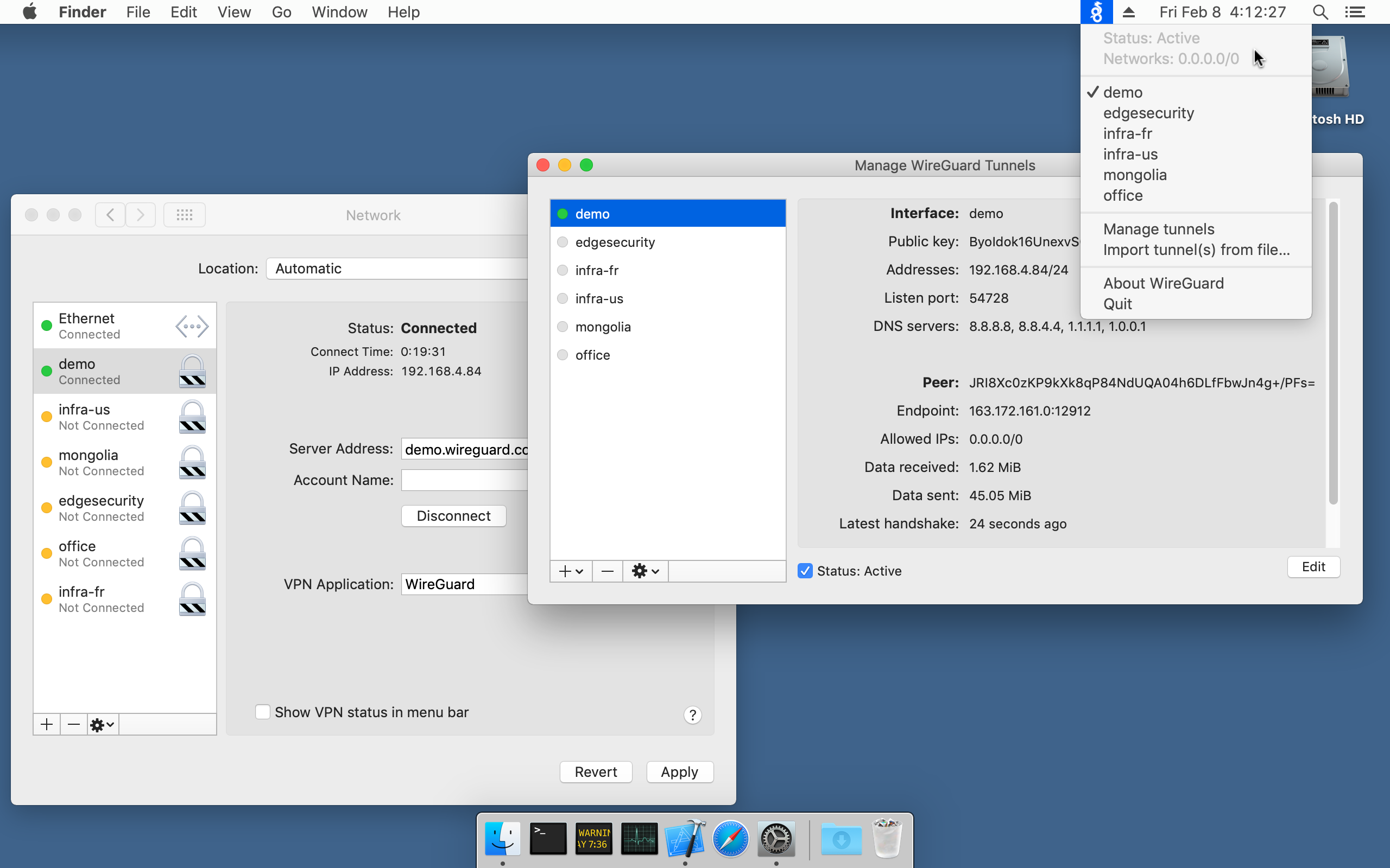 Is the openvpn better than the mac app free