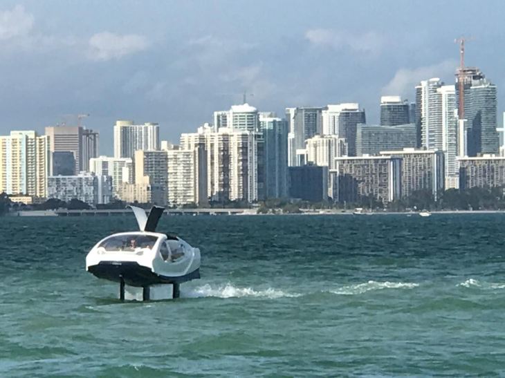 Seabubbles Shows Off Its Flying All Electric Boat In Miami