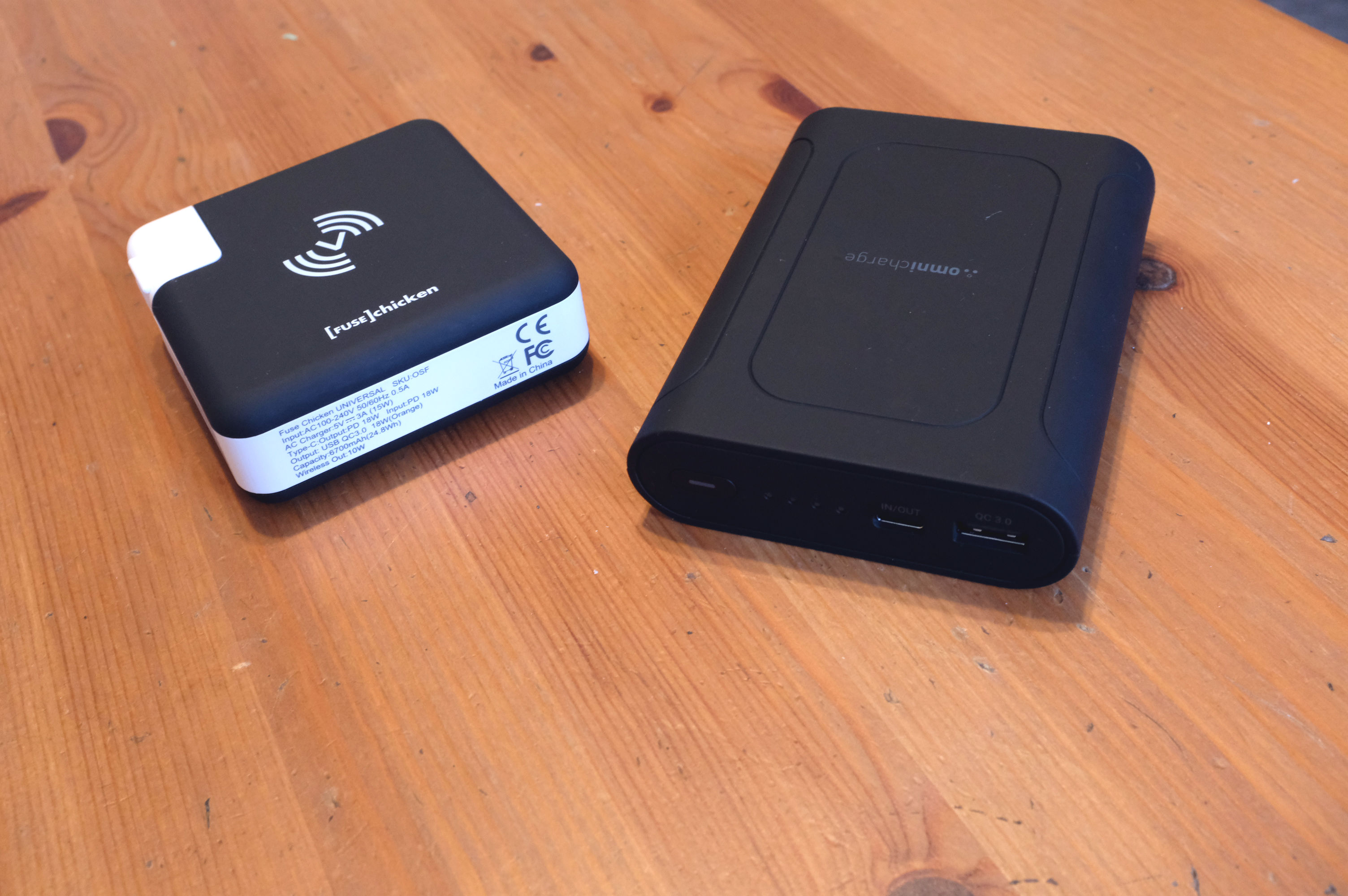 A look at new power banks from OmniCharge and Fuse Chicken 