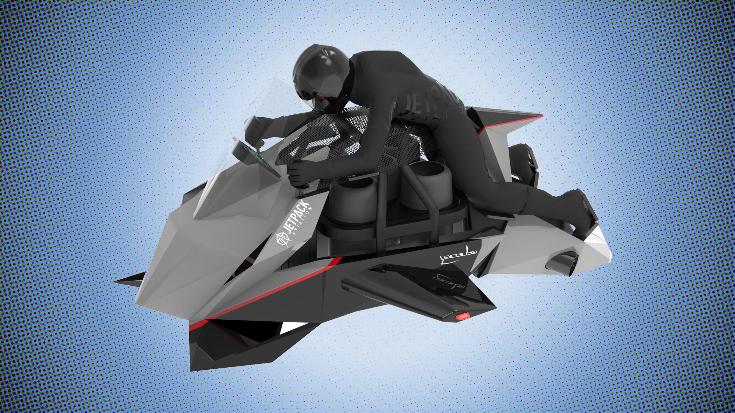 Image result for An American company says it is creating a flying motorcycle.