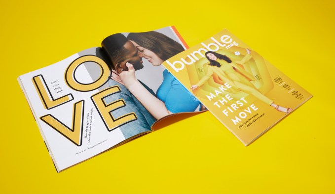 Bumble goes to print with its new lifestyle magazine, Bumble Mag