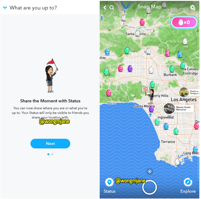 Foursnap Snapchat Tries Status Location Check Ins Internet