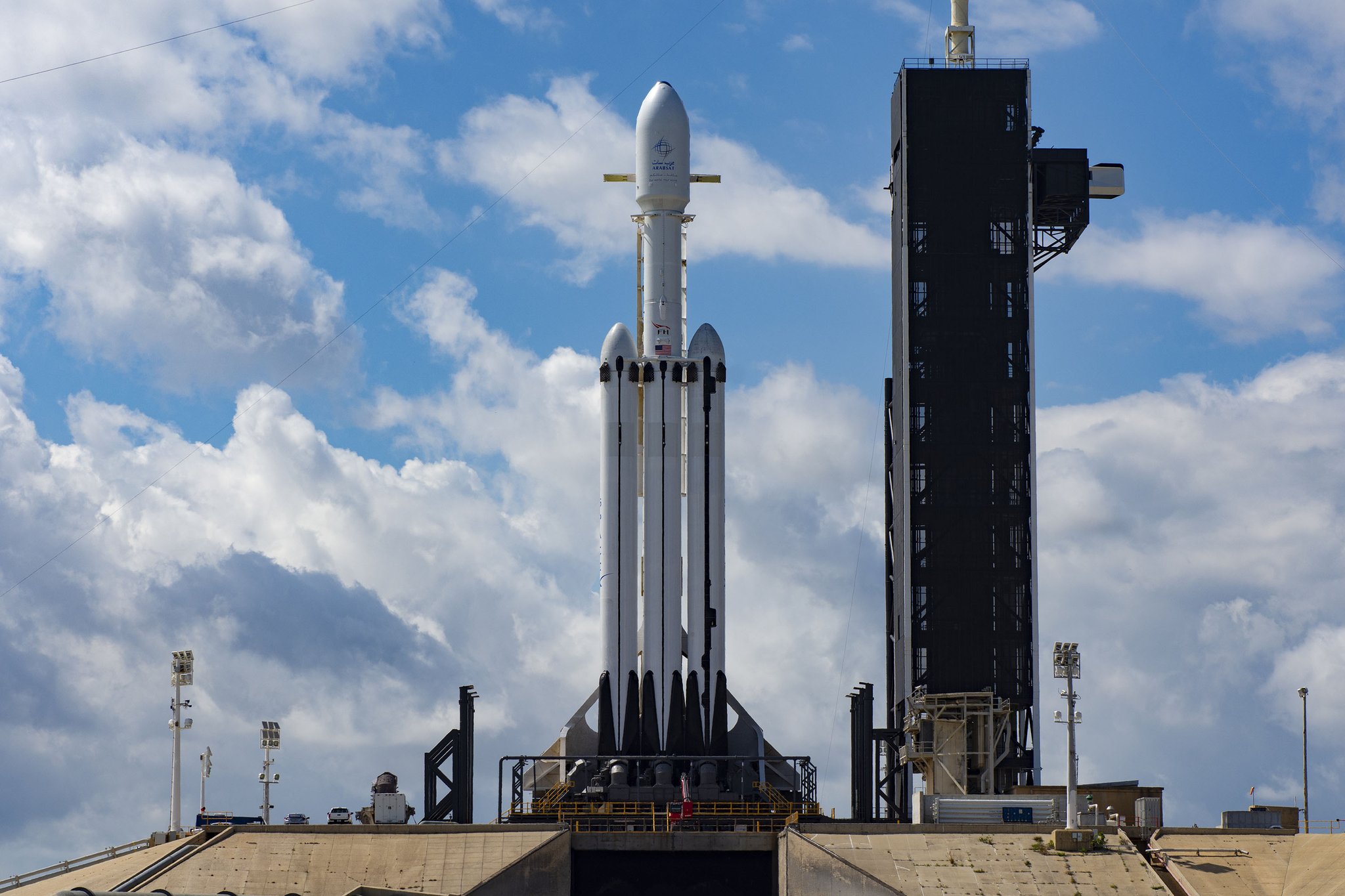 The launch of SpaceX's next Falcon Heavy rocket is scheduled for early