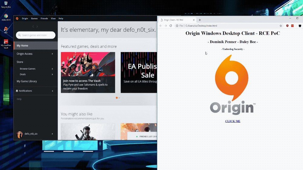 origin client service being stopped