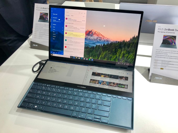 The dual-screen ASUS ZenBook Pro Duo, announced at Computex in Taipei