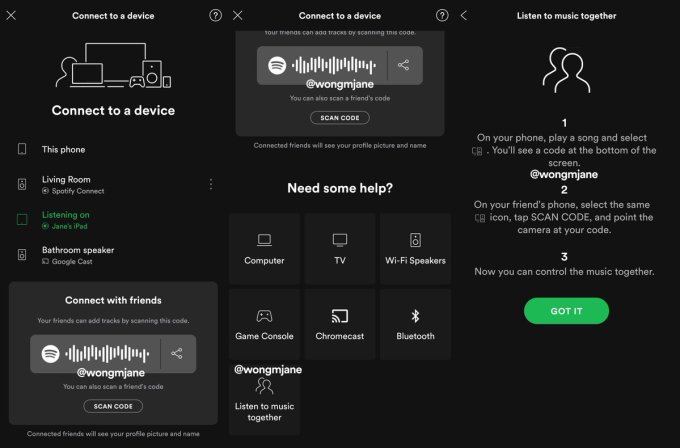 Spotify share how profile to Share Playlists