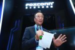 JIAXING, CHINA - NOVEMBER 17: Terry Gou Tai-ming, founder and chairman of Taiwan's Foxconn Technology, speaks at the Foxconn booth during the 3rd World Internet Conference (WIC) at Wuzhen Internet International Conference and Exhibition Center on November 17, 2016 in Jiaxing, Zhejiang Province of China. The 3rd World Internet Conference (WIC) - Wuzhen Summit kicks off at Wuzhen township on Wednesday and will last to Nov 18, in Zhejiang Province. (Photo by VCG/VCG via Getty Images)