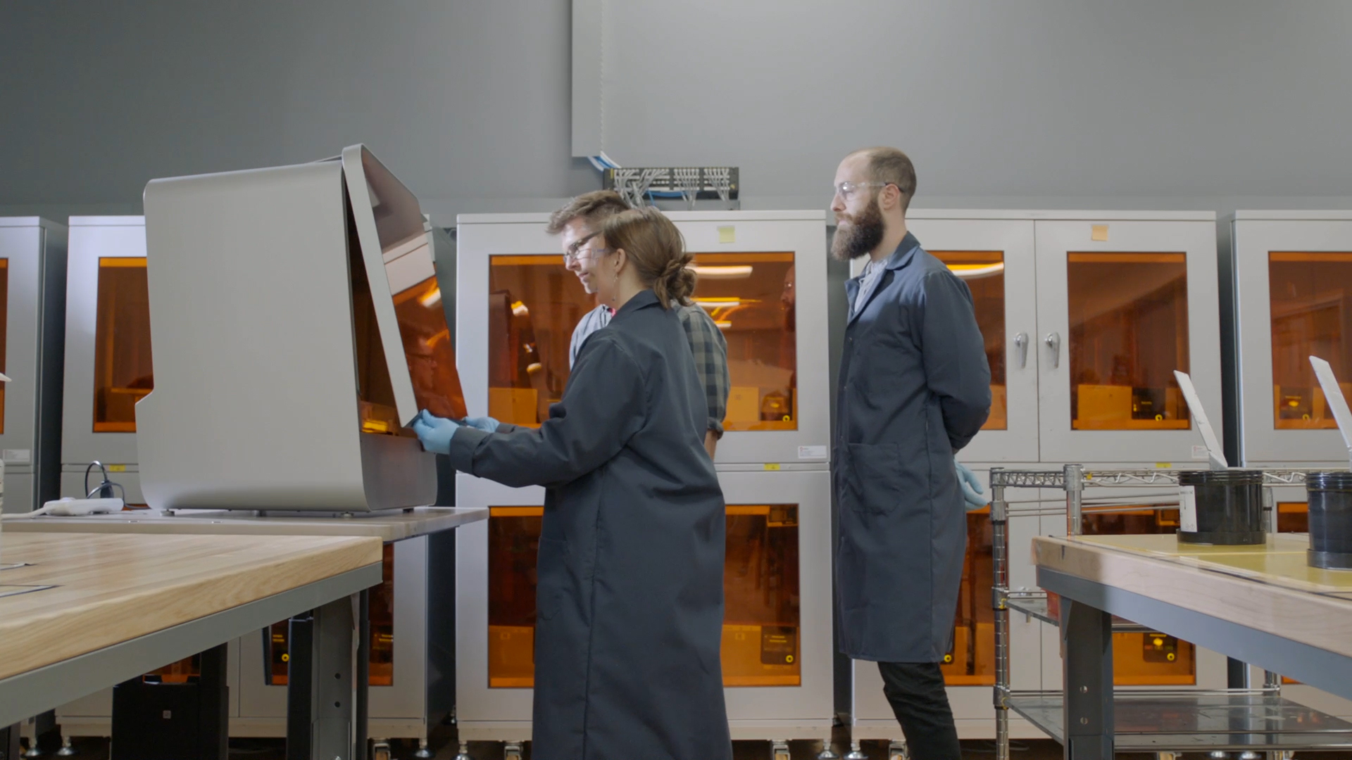 Image of New Balance team with Formlabs 3D printers
