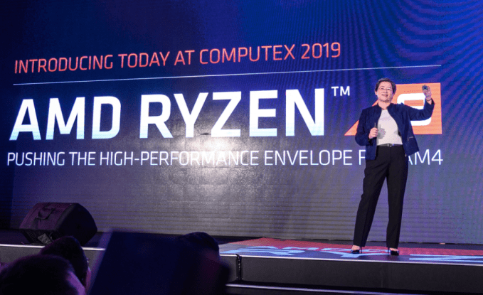 AMD CEO Lisa Su during her Computex keynote