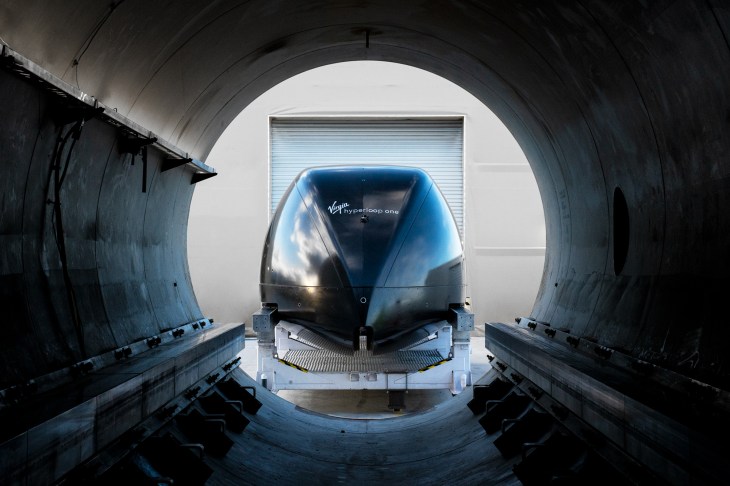 Virgin Hyperloop One pod