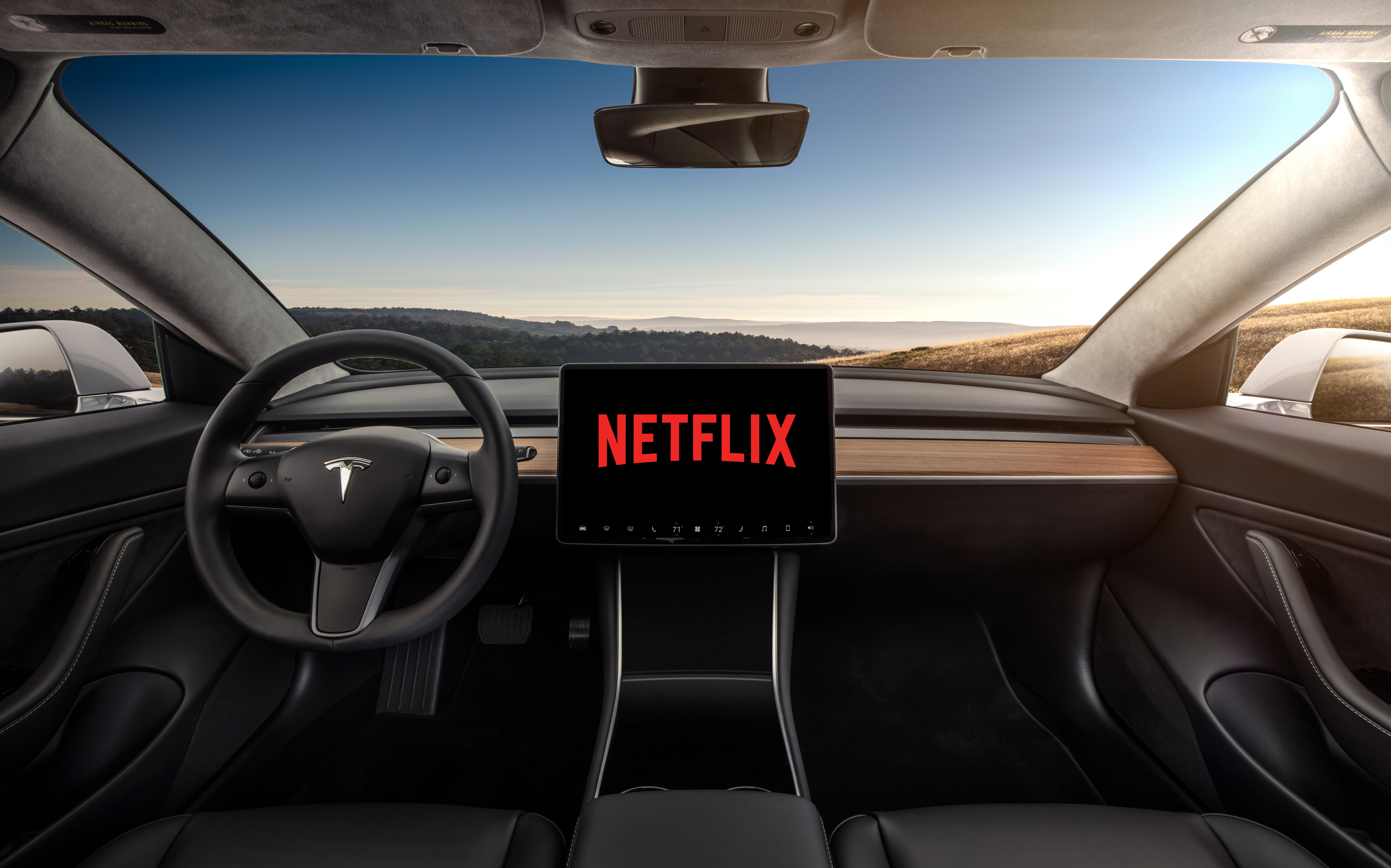 How to Watch Videos and Movies via Screen Display in Tesla Model Y
