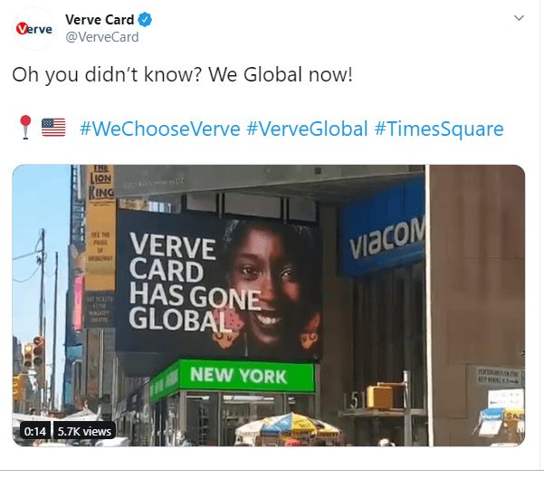 Verve Times Square Interswitch