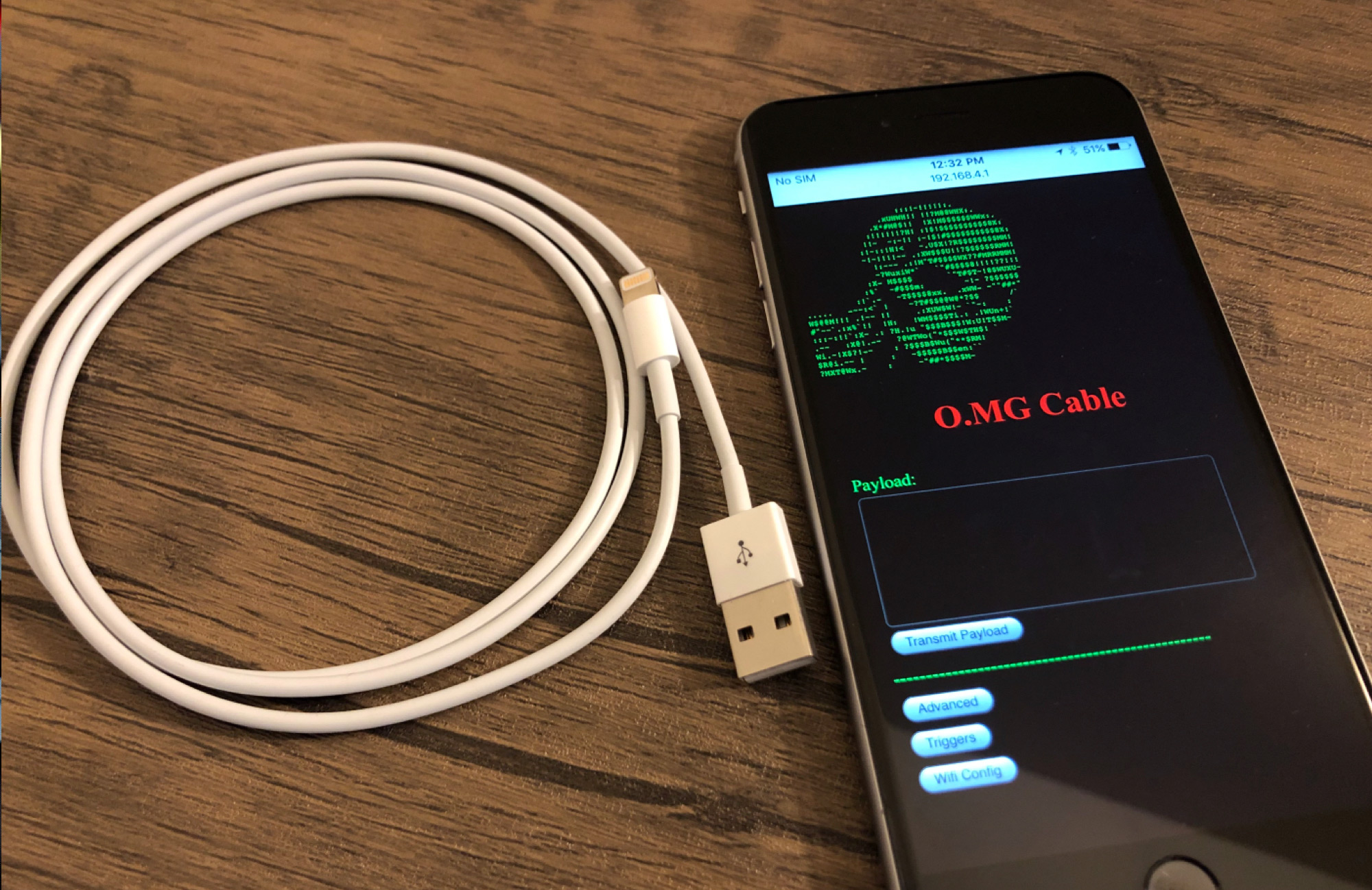 This hacker's iPhone charging cable can hijack your computer