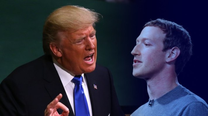 trump zuckerberg 1 - Daily Crunch: Facebook fights (some) election lies