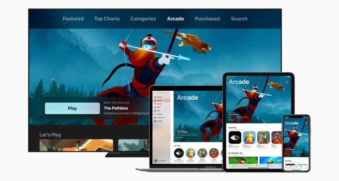 Apple introduces apple arcade apple tv ipad pro iphone xs macbook pro 03252019 e1553547138111