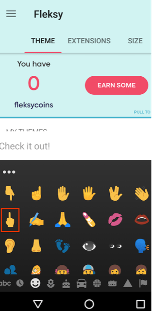 Fleksy Play review emoji violation