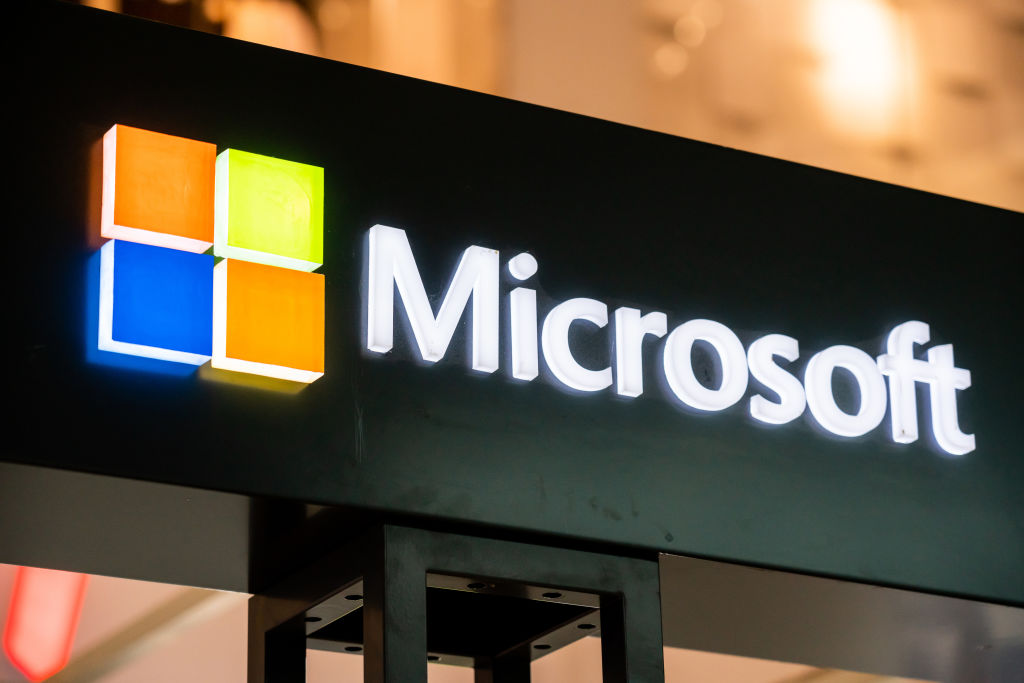Microsoft logo/signage