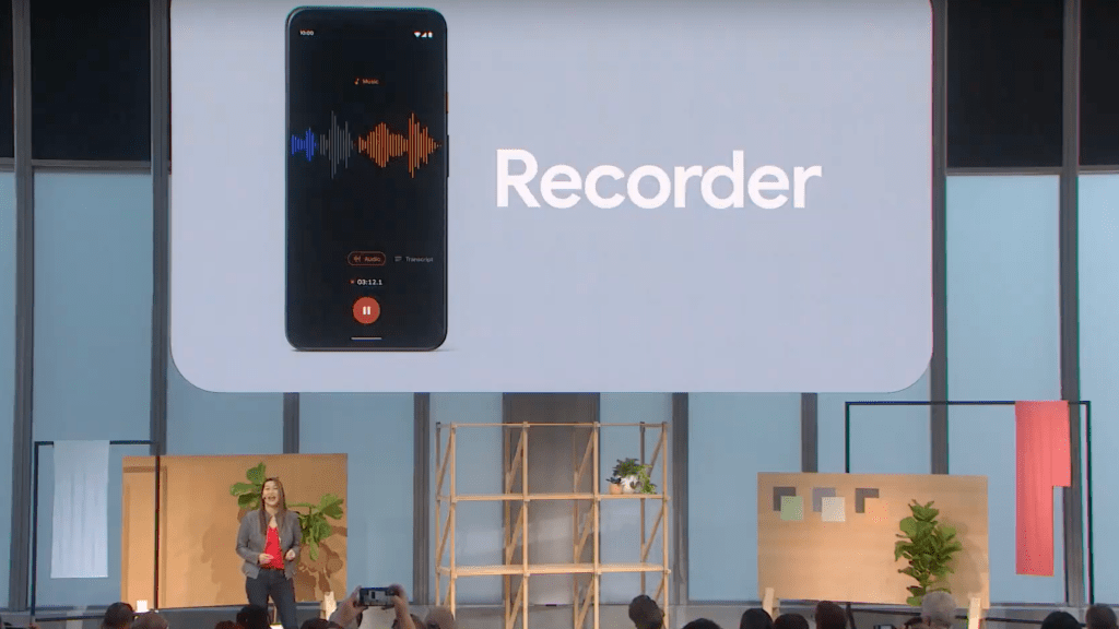 Google’s new voice recorder app transcribes in real time, even when offline