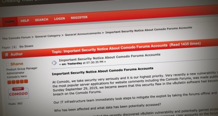 Cybersecurity Giant Comodo Can T Even Keep Its Own Website Secure