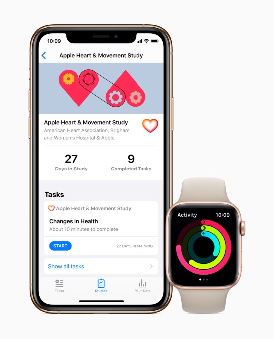 Apple Research App Arrives On Iphone And Apple Watch With Three