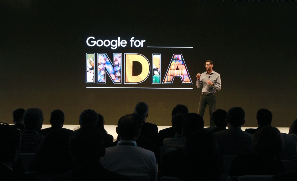 Google for India sign