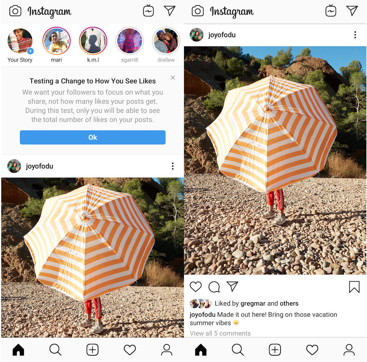 Instagram Tests Hiding Like Counts Globally Techcrunch