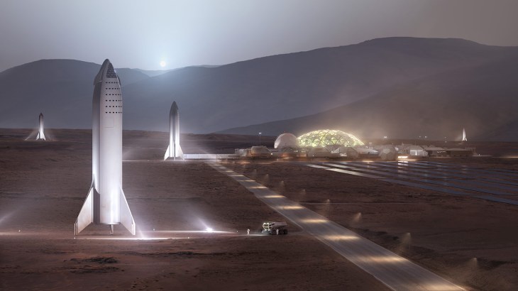 Elon Musk says building the first sustainable city on Mars