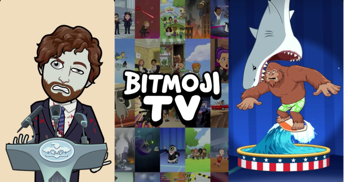Snapchat launches Bitmoji TV: zany 4-min cartoons of your avatar image
