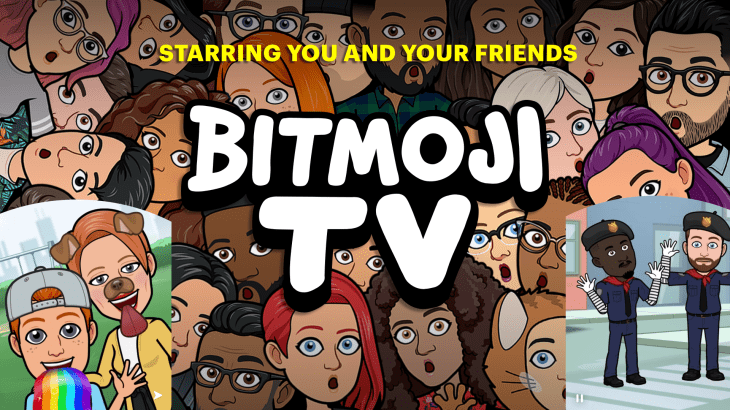 Snapchat launches Bitmoji TV: zany 4-min cartoons of your avatar |  TechCrunch