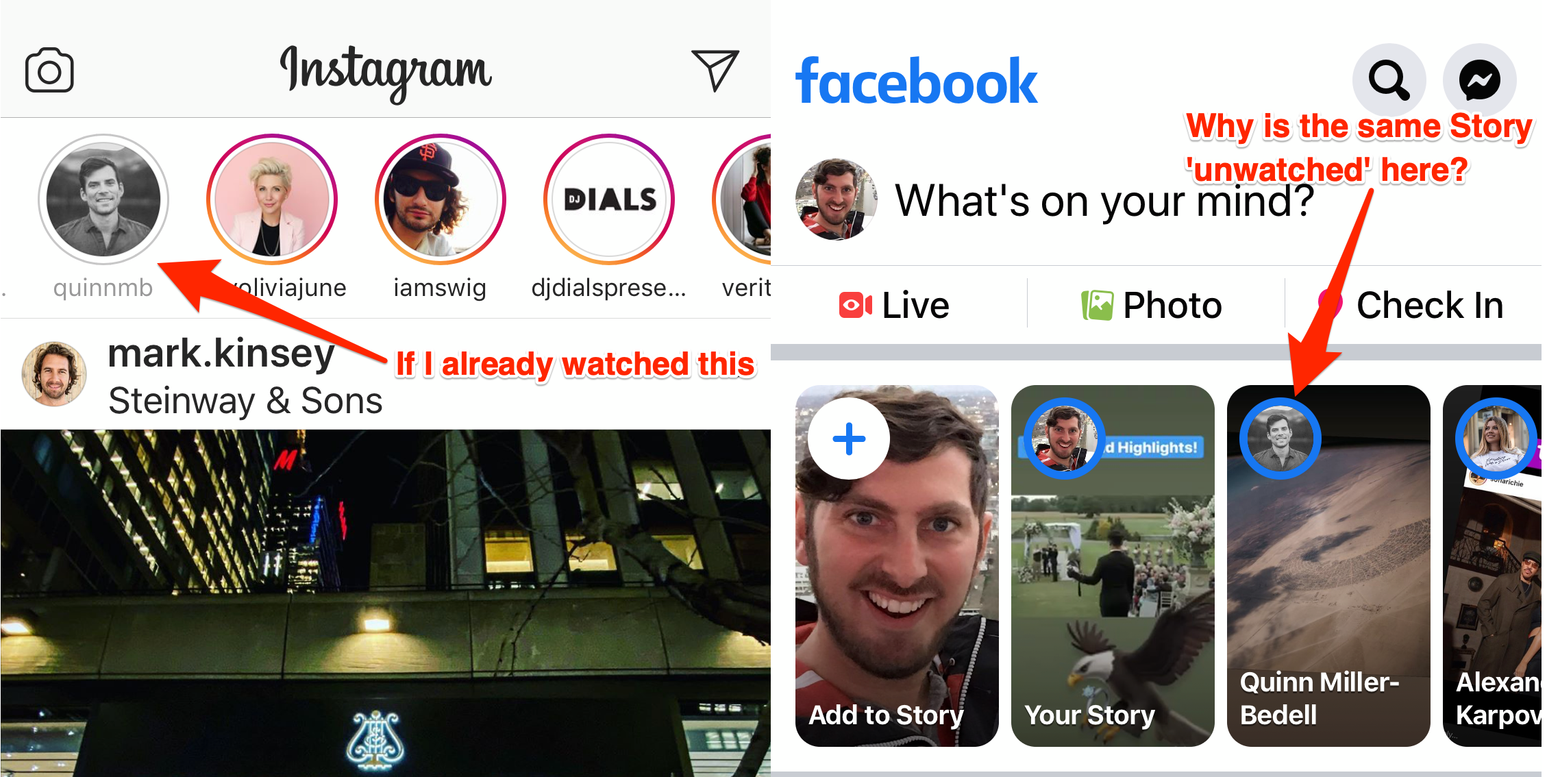 Yo Facebook Instagram Stop Showing Stories Reruns Internet