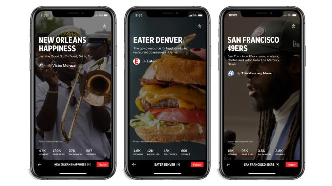 Flipboard expands into local news image