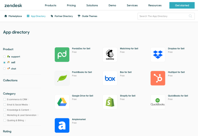 Zendesk launches Sell Marketplace to bring app store to CRM product – TechCrunch