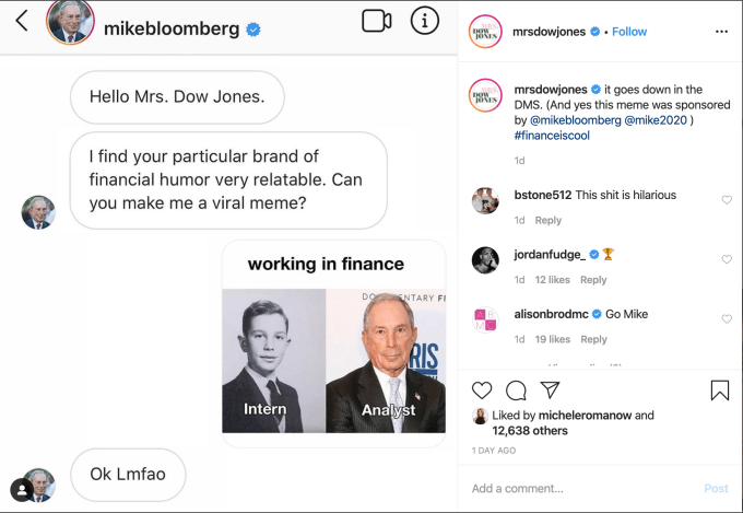 Bloomberg Instagram Meme