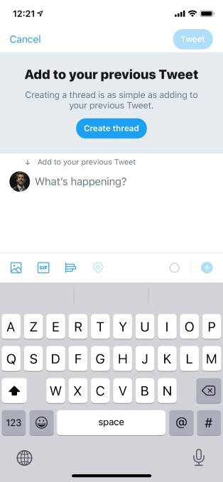 Twitter Adds A Button So You Can Thread Your Shower Thoughts