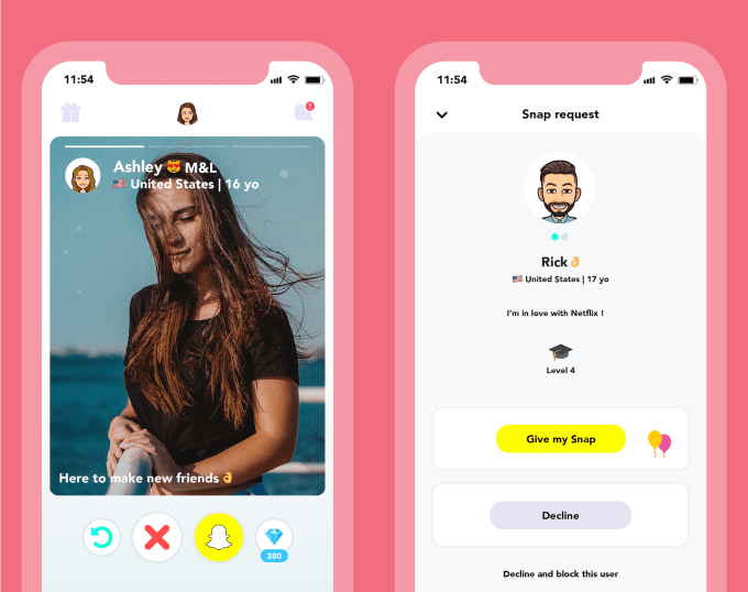 How Hoop Hit #2 With Its Tinder For Snapchat | Techcrunch