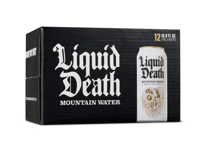 Liquid Death is killing it by "killing your thirst," as other bev startups rise up image