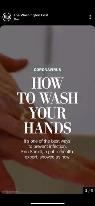 Snapchat Discover How To Wash Your Hands