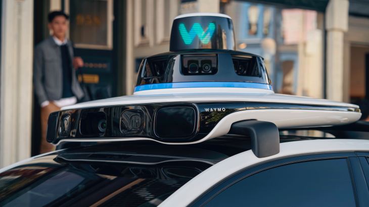 Waymo self-driving car dome
