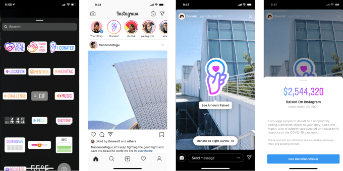 Instagram now allows users to fundraise for nonprofits while live ...