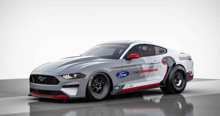 Ford goes drag racing with 1,400 HP electric Mustang Cobra Jet thumbnail