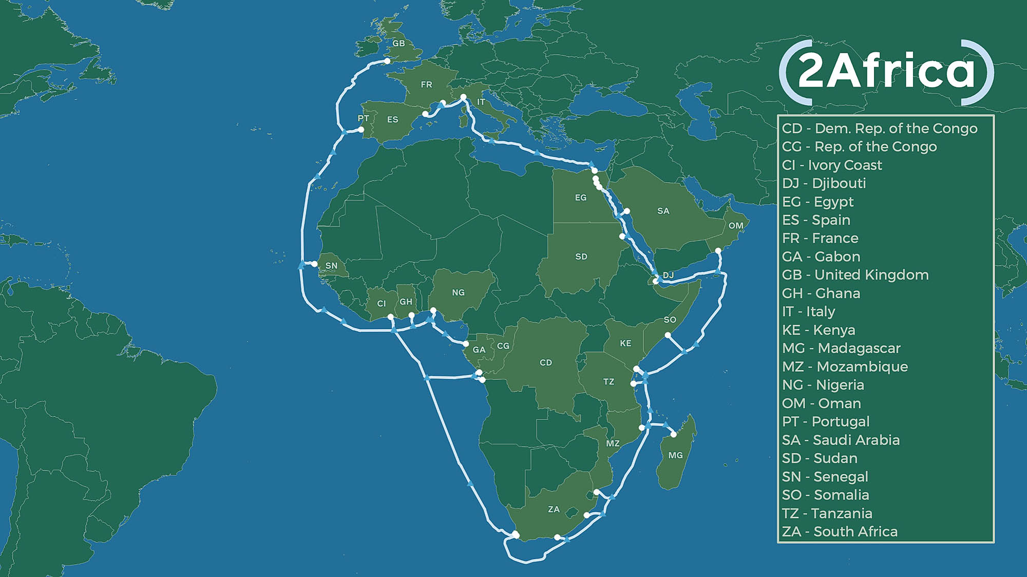 Facebook, telcos to build huge subsea cable for Africa and Middle East
