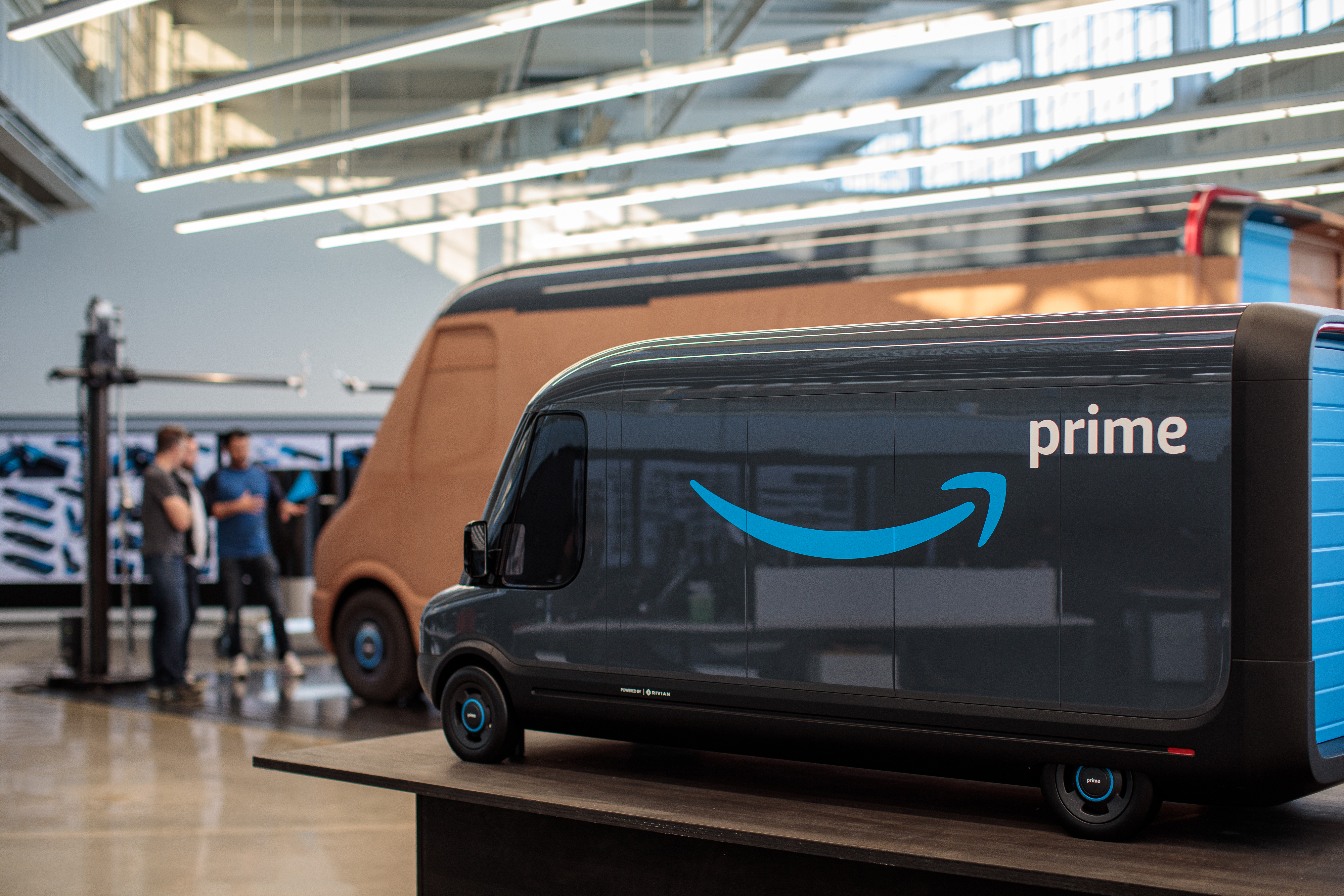Rivian S Amazon Electric Delivery Van Still On Track As Factory Reopens Techcrunch