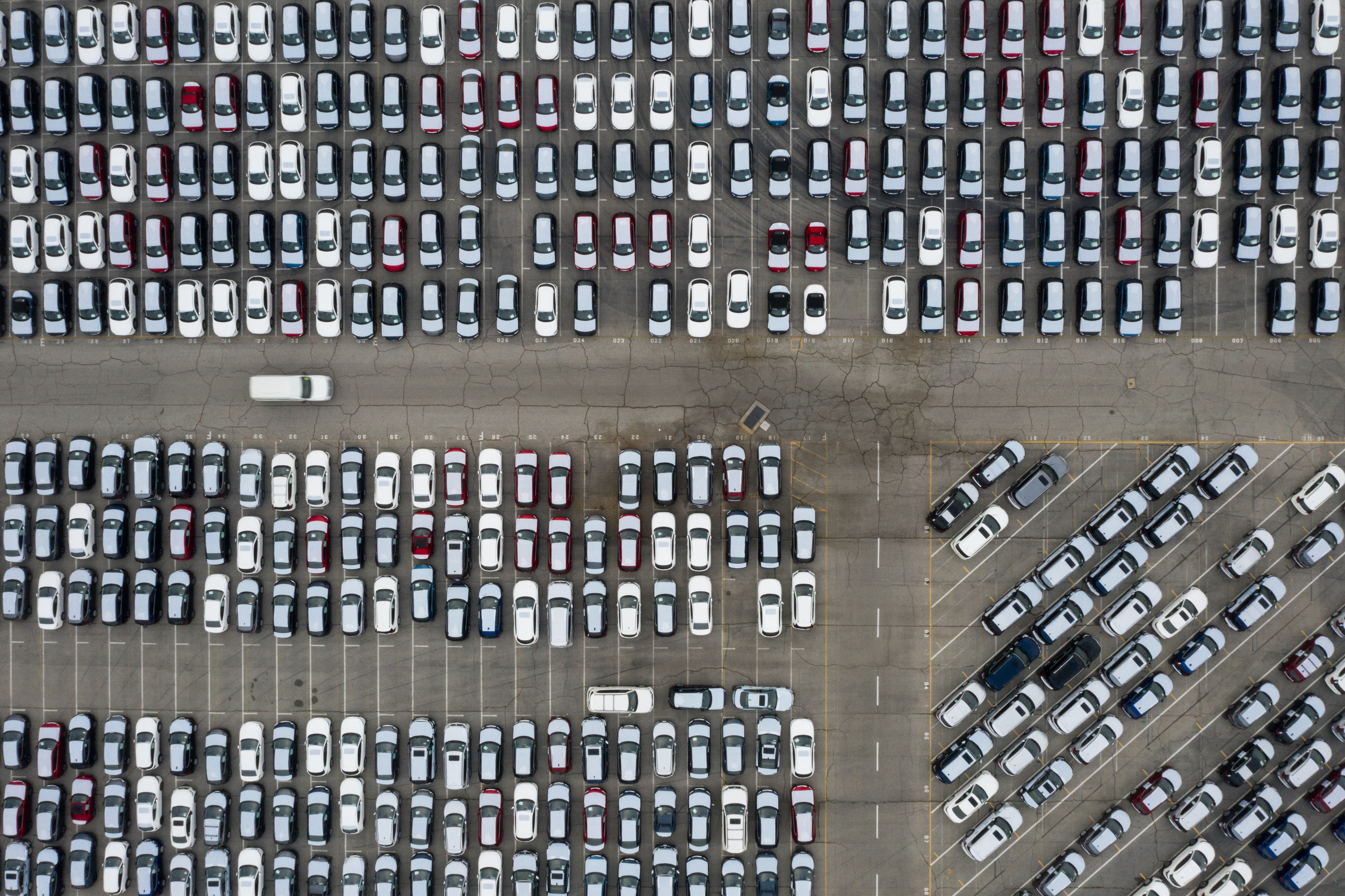 Slumping Auto Sales Cause Traffic Jam At Ports Swamped With Cars