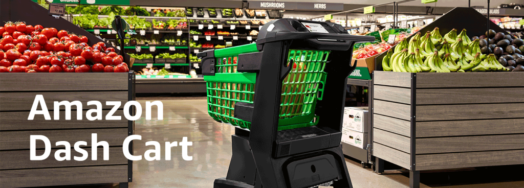 Amazon To Test Dash Cart A Smart Grocery Shopping Cart That Sees What You Buy Techcrunch