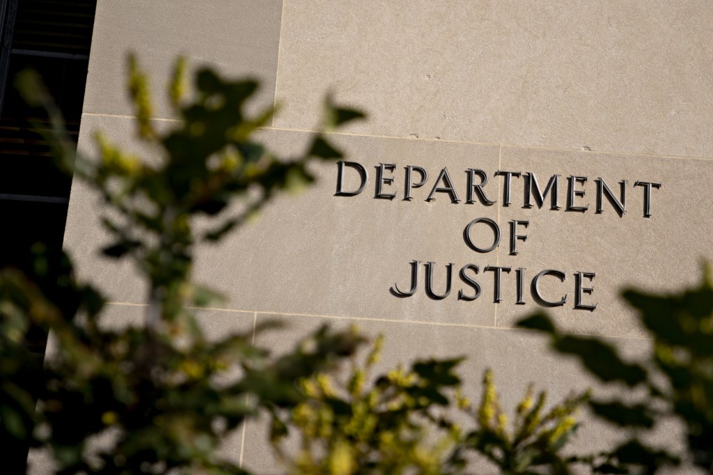 The U.S. Department of Justice (DOJ) headquarters stands in Washington, D.C