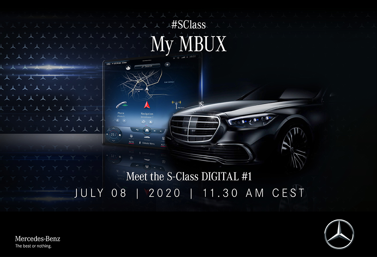 Mercedes Benz 2021 S Class Jumps On The Giant Touchscreen