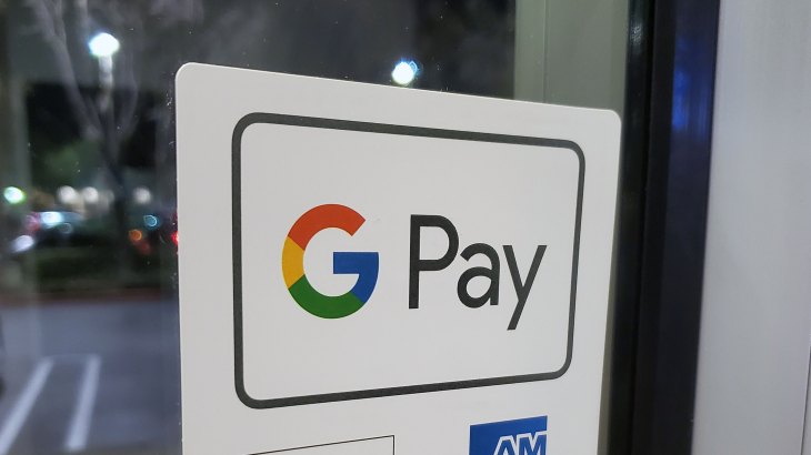 Close-up of logo for Google Pay